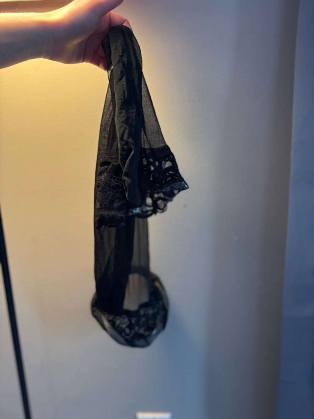 Black lace Tops! Thigh Highs nylons 🍒 - Picture 2 of 7